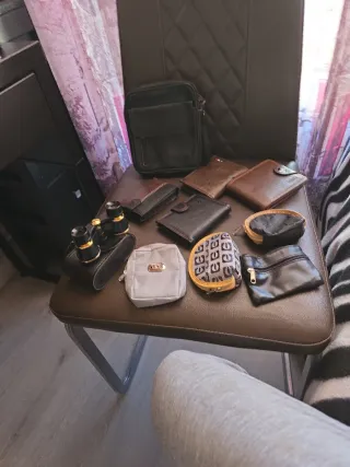 Lote de monederos y carteras