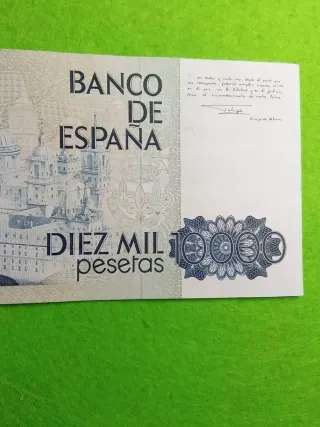 Billete 10000 Pesetas  1985.serie especial 9A