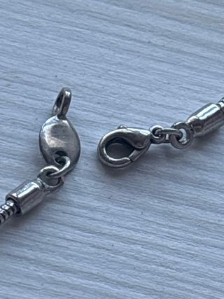 Collar elefante plateado