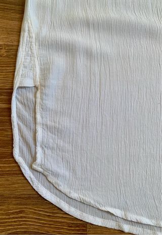 Camisa Sleeveless Blanca Bershka M