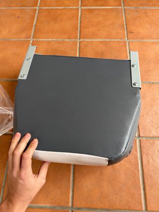 Asientos Plegables Barco Gris/Blanco