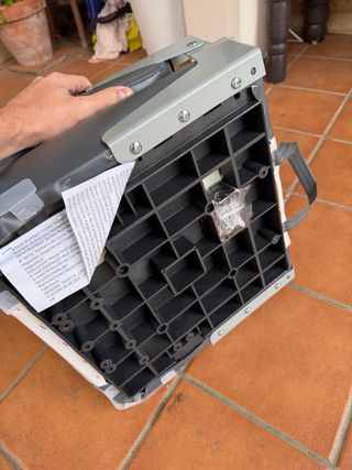 Asientos Plegables Barco Gris/Blanco