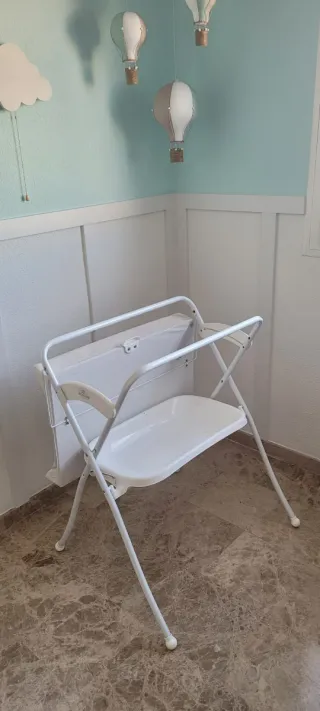 Bañera cambiador plegable