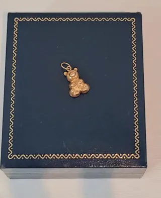 Ciondolo Orso in Oro Massiccio 18k
