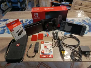 Nintendo Switch Gris V2 + Accesorios