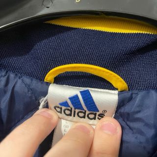 Chaqueta Adidas Vintage Azul y Amarillo Talla L