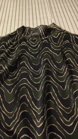 Camiseta tul manga larga estampado