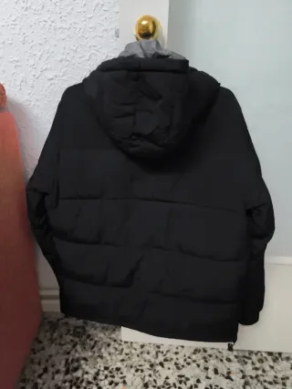 Chaqueta acolchada negra