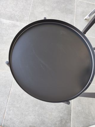Mesa Bandeja GLADOM Negra 45x53 cm ikea mesita
