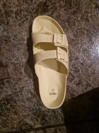 Sandalias Mango Talla 44 Hombre Beige