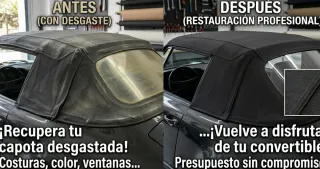 "Soft top repairs!​¡Reparamos tu capota de lona!"