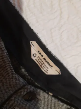 Pantalón jaspeado gris