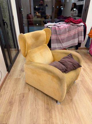 Sillón Relax Tela Terciopelo