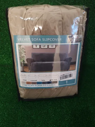 Funda Sofá Terciopelo Elástica 4 Plazas