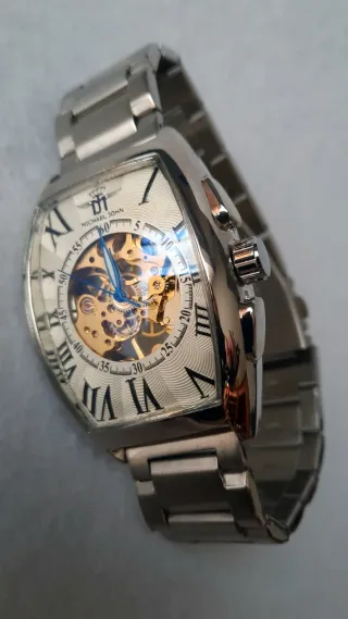 Orologio automatico Michael John scheletrato