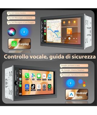 Autoradio 7 CarPlay Android Auto DAB+