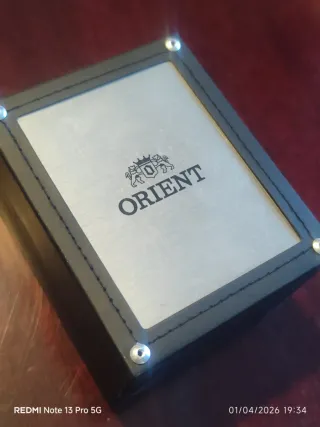 Reloj Orient Bambino Automático Negro/Plata