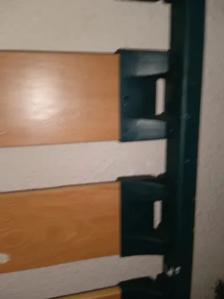 Somier 150 cm Madera y Metal