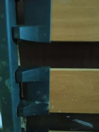 Somier 150 cm Madera y Metal