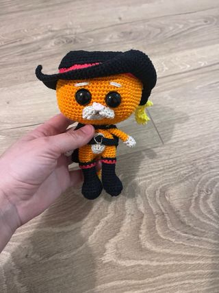 Amigurumi Gato con Botas Crochet