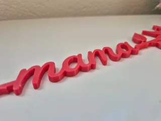 Peça Decorativa mama com Rosa