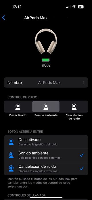 Airpods Max Apple Plateados Casi Nuevos
