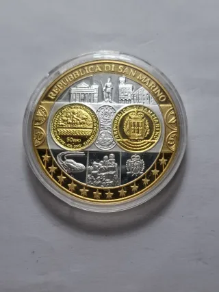 5 Medaglie e 1 Moneta Europa 1995