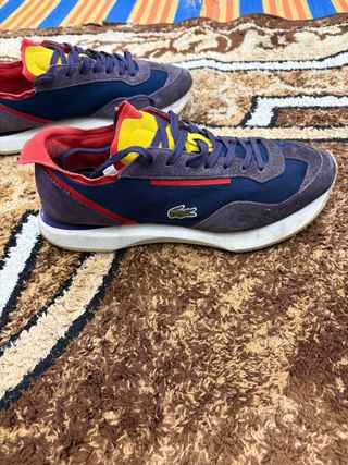 Zapatillas Lacoste Azul/Rojo Talla 42