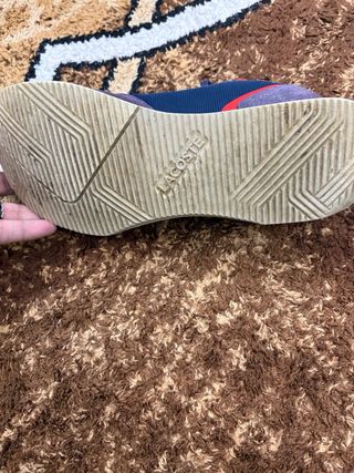 Zapatillas Lacoste Azul/Rojo Talla 42