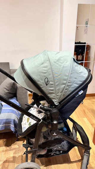 Modelo: asalvo dubai 2 carro 3 en 1  Carro de bebé