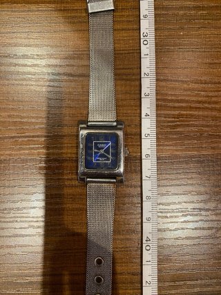 Reloj Casio Cuadrado Malla Plateado