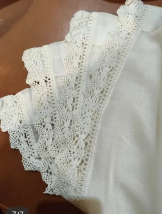 Cortina lino blanca 96x168 con cinta