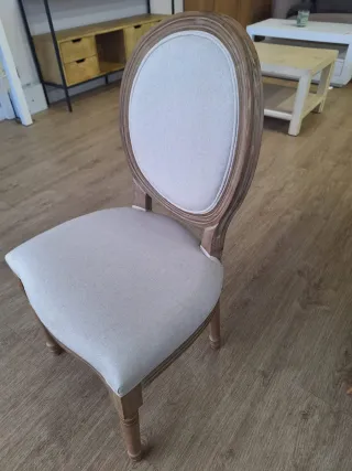 Sillas Victoria Banak Madera y Tela