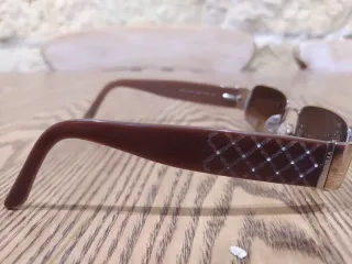 Gafas Versace Vintage Montura Dorada y Marrón