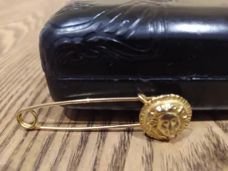 Gafas Versace Vintage Montura Dorada y Marrón