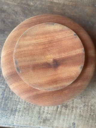 Grolla in legno intagliato