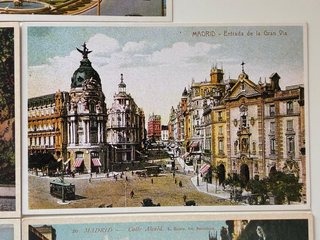 Lote 5 Postales Madrid Vintage