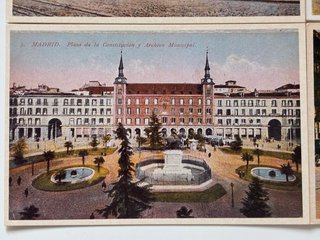 Lote 5 Postales Madrid Vintage