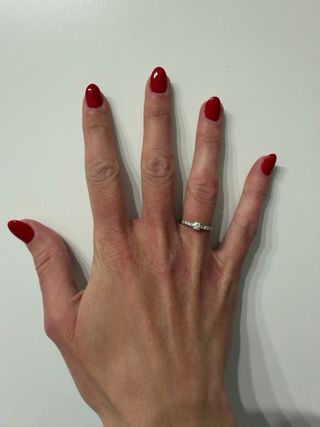 Anillo Oro Blanco 18k Diamantes