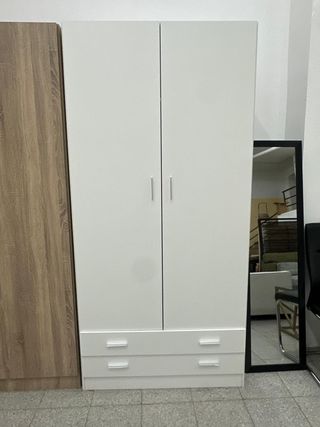 Armario 2 Puertas 100x200cm en 3 COLORES
