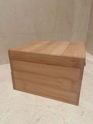 Joyero caja de Bambú con Espejo