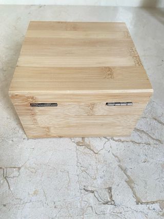 Joyero caja de Bambú con Espejo