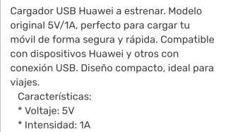 Cargador Huawei Micro USB Negro y Blanco