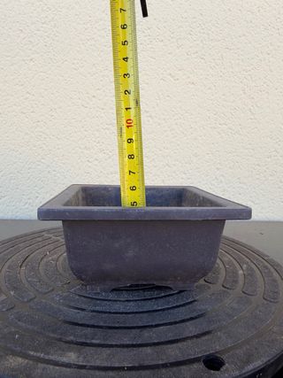 4 Macetas plástico entrenamiento bonsai