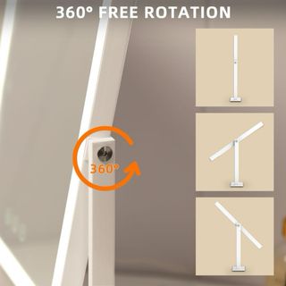 Espejo Maquillaje Iluminado 10x Aumento