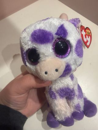 Peluche Vaca Morada Ty Beanie Boos