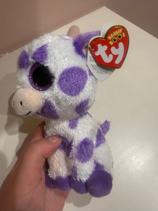 Peluche Vaca Morada Ty Beanie Boos