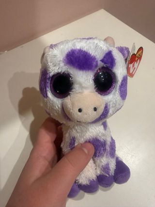 Peluche Vaca Morada Ty Beanie Boos