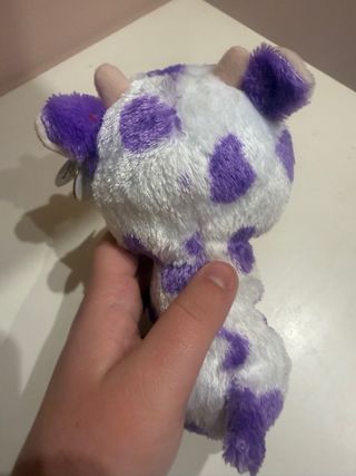 Peluche Vaca Morada Ty Beanie Boos