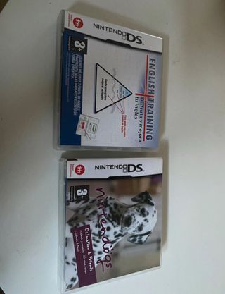Juegos Nintendo DS: English Training y Nintendogs